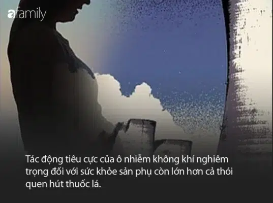 Tác động tiêu cực của ô nhiễm không khí đến bà bầu