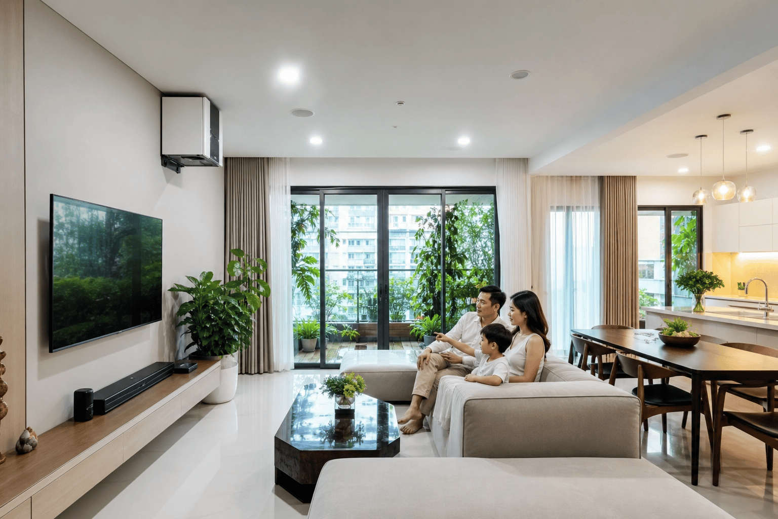 Không gian trong nhà thoáng đãng và sạch hơn